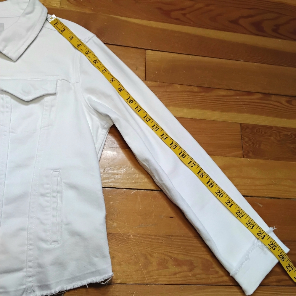 Stacy Bradley Print Back Jean Jacket - Picture 5 of 13
